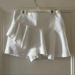 Zara White Skort Size Small